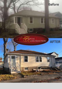 James Hardie siding installation job completed in Quincy, MA
